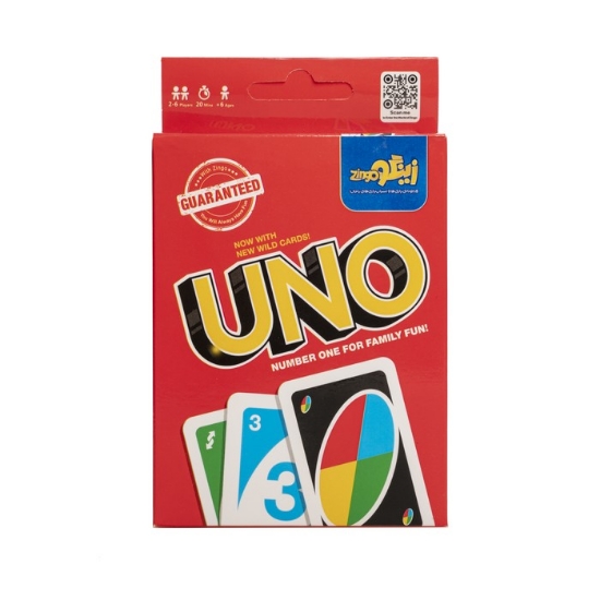 تصویر  بسته بازی اونو (UNO)،(باجعبه)